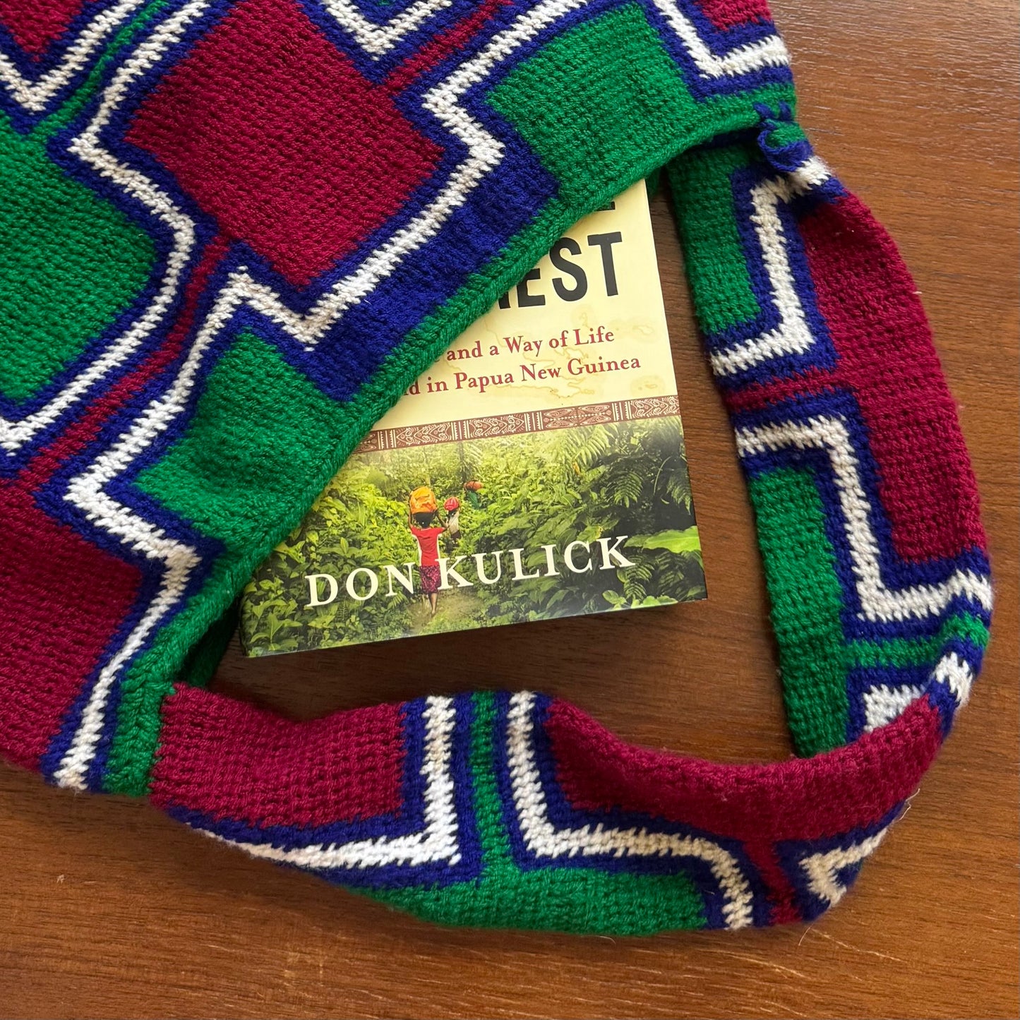 Green Raspberry Skin Pik Bilum (Survivor-Made)