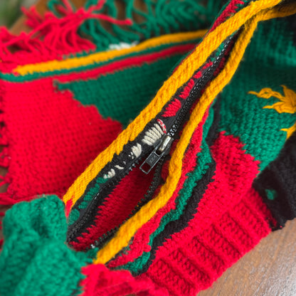 Simbu-Flag Bilum with tassels