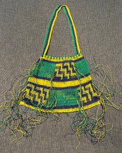 Load image into Gallery viewer, Yellow, Green &amp; Blue Nylon Bilum

