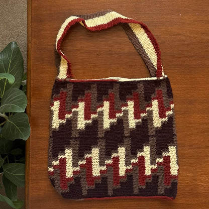 Brown Cream and Red Bilum (Survivor-Made)